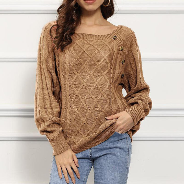 Drune | Zopfmuster Pullover mit Strukturmuster