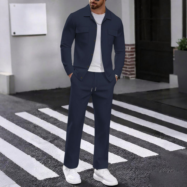 Herren Freizeitjacke und Jogginghose Set Drune