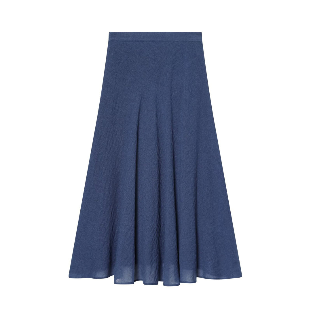 Damen Maxirock mit fließendem Schnitt und asymmetrischen Details Drune