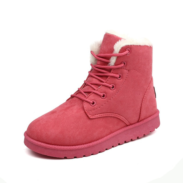 Damen gefütterte Winterboots mit strapazierfähigem Obermaterial und rutschfester Sohle Drune