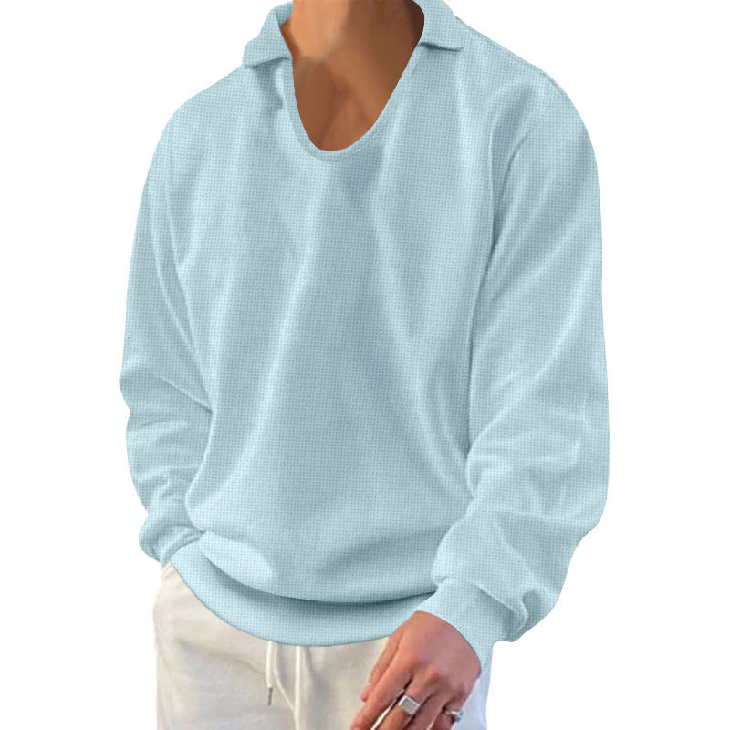 Herren lässiger Pullover mit strukturiertem Stoff und modernem Schnitt Drune