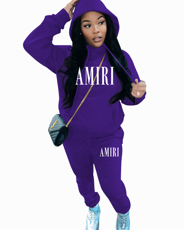 Damen Jogginganzug mit modernem Logo Drune