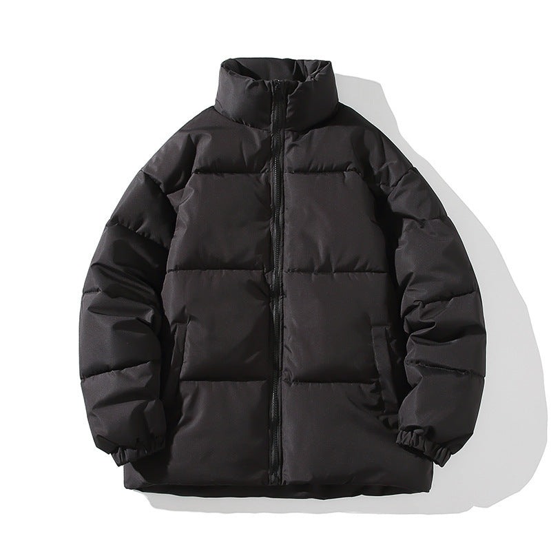 Herren isolierte Steppjacke mit hohem Kragen und elastischen Bündchen Drune