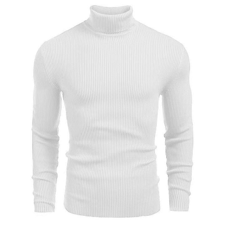 Herren Rollkragenpullover aus hochwertigem Strickmaterial mit Rippstruktur Drune