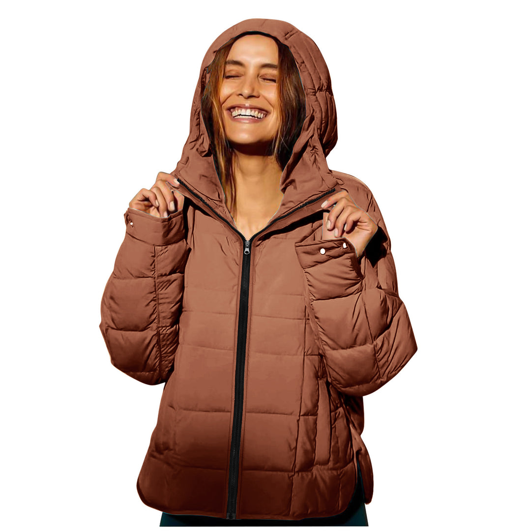 Damen Winterjacke mit abnehmbarer Kapuze und wasserabweisender Beschichtung Drune