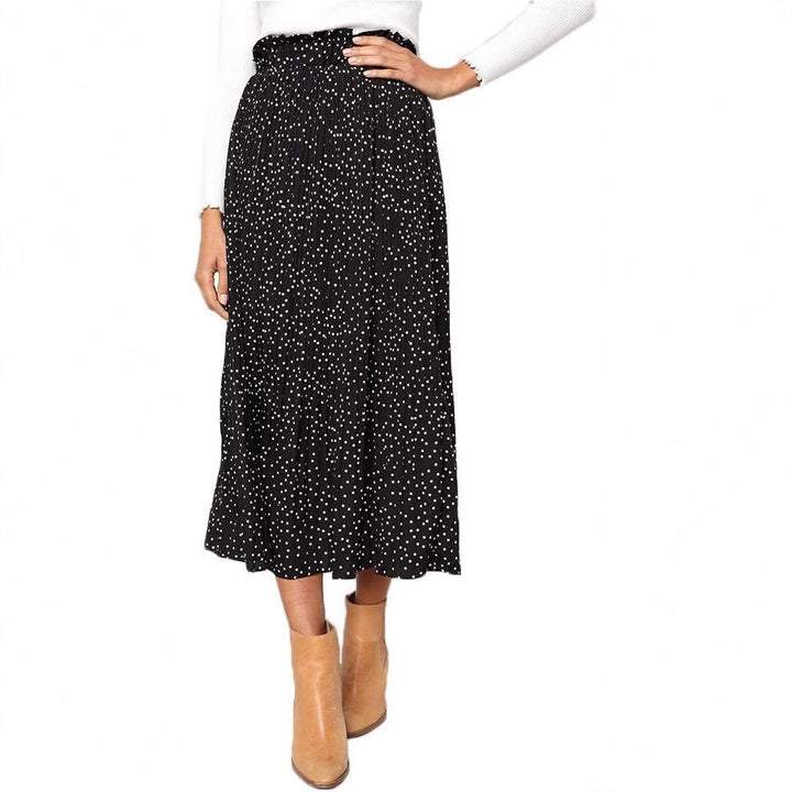 Damen Maxirock mit modischem Animal Print Drune