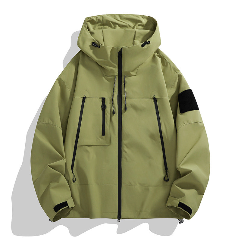 Damen Technische Outdoor-Jacke mit Verstellbarem Kapuzensystem und Multifunktionalen Taschen Drune