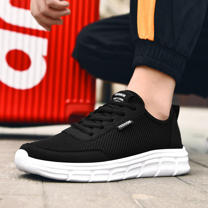 Unisex nan leichter Freizeit-Sneaker mit nahtlosem Mesh-Obermaterial und viskoelastischer Zwischensohle Drune