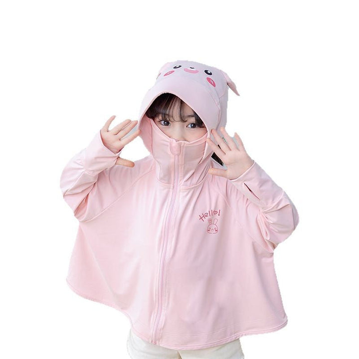 Damen leichte UV-Schutzjacke mit Kapuze und Reißverschluss Drune
