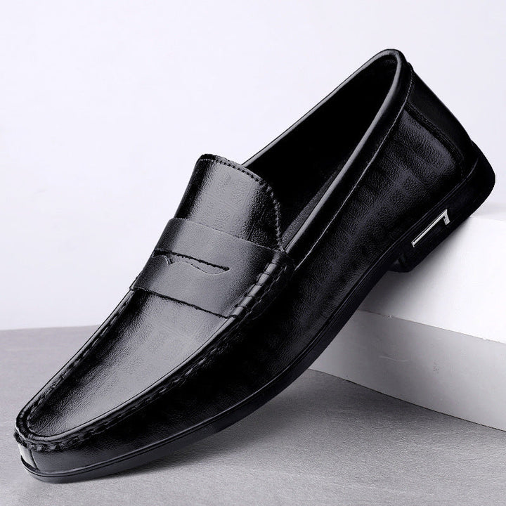 Herren Elegante Mokassins aus hochwertigem Leder mit rutschfester Sohle Drune