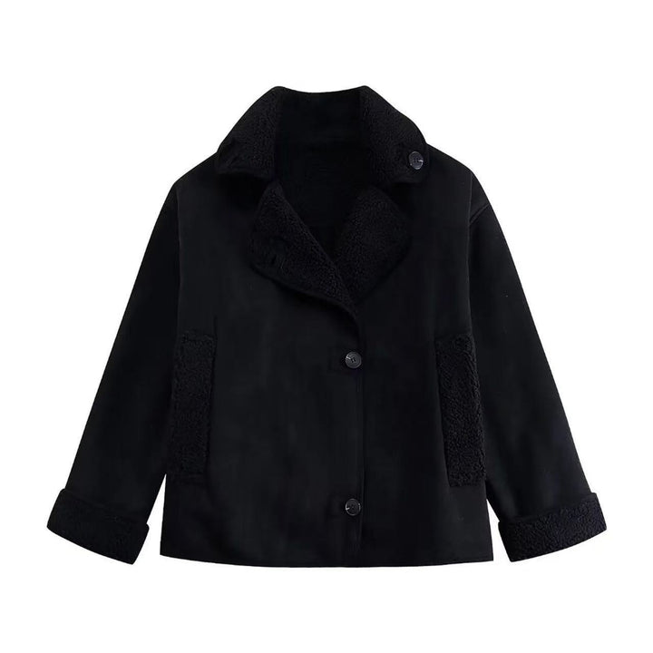 Damen modische Fleecejacke mit weichem Innenfutter Drune