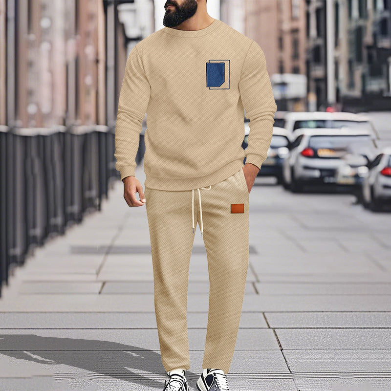 Herren Bequemer Freizeitanzug mit modischem Design und praktischen Taschen Drune