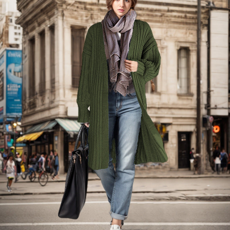 Damen Strickmantel Drune