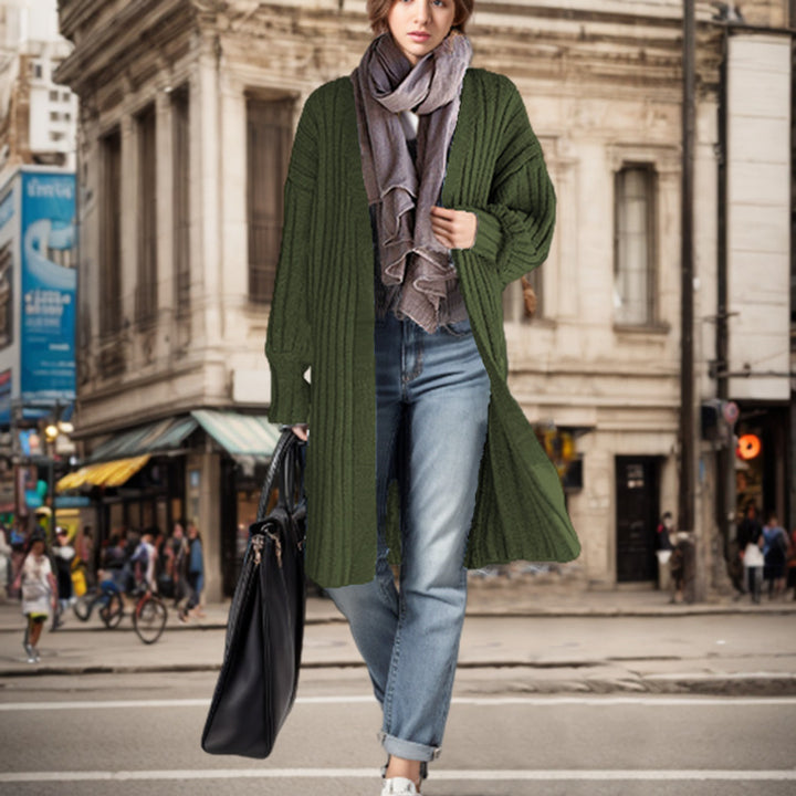 Damen Strickmantel Drune