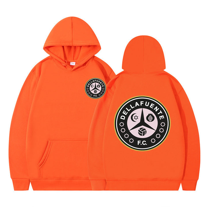 Damen Kapuzenpullover mit markantem Logo und weichem Fleece Drune