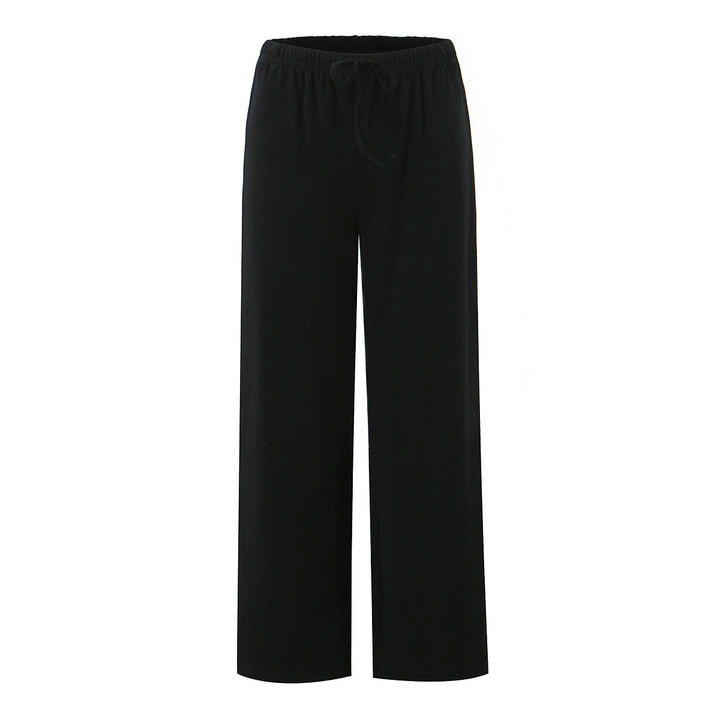 Damen Weite Streifenhose mit elastischem Bund Drune