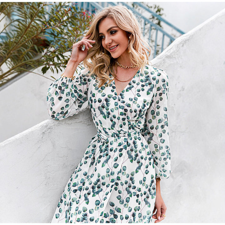 Damen Maxikleid mit floralem Muster Drune