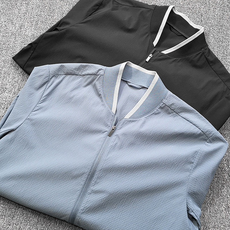 Herren Steppjacke mit Kontrastkragen Drune