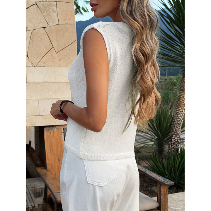 Damen Lässiges Strickoberteil mit überschnittenen Schultern und angenehm weichem Material Drune