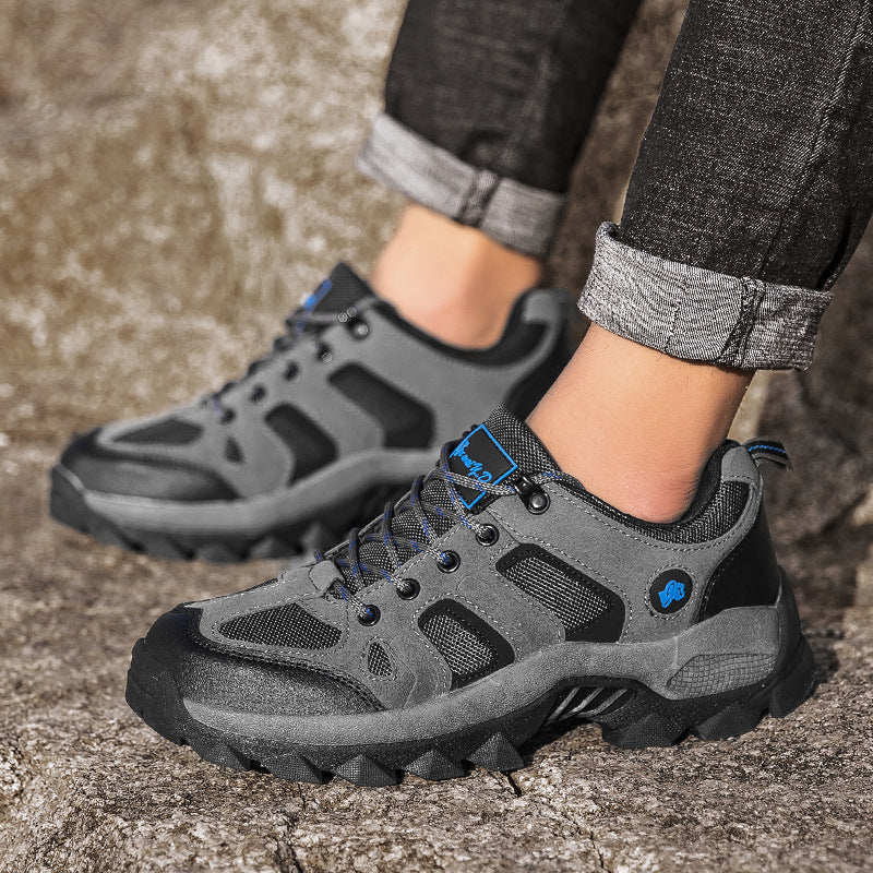 Herren nan robuster Trekkingschuh mit verstärkter Zehenkappe und rutschfester Profilsohle Drune