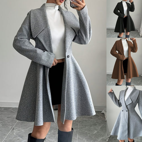 Damen modischer und eleganter Longblazer Drune