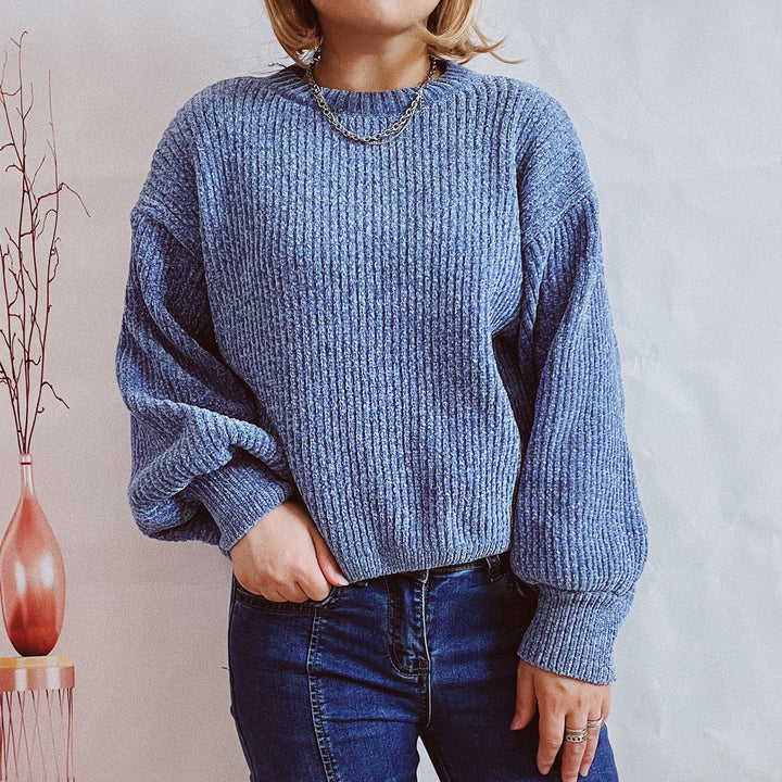 Damen Oversized Strickpullover Drune