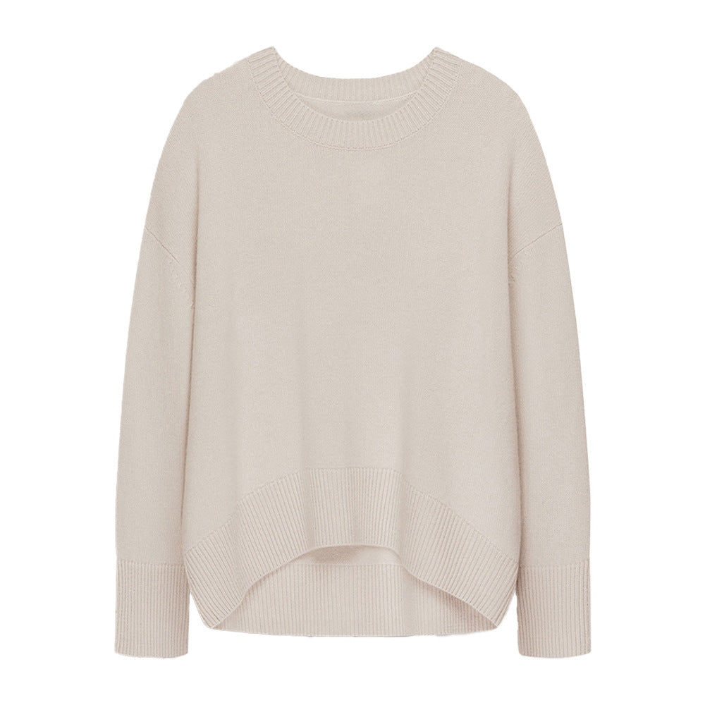 Damen Komfortabler Strickpullover mit lässiger Silhouette Drune