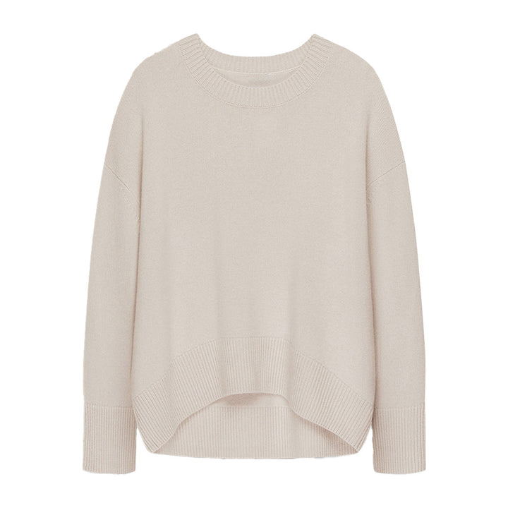 Damen Komfortabler Strickpullover mit lässiger Silhouette Drune