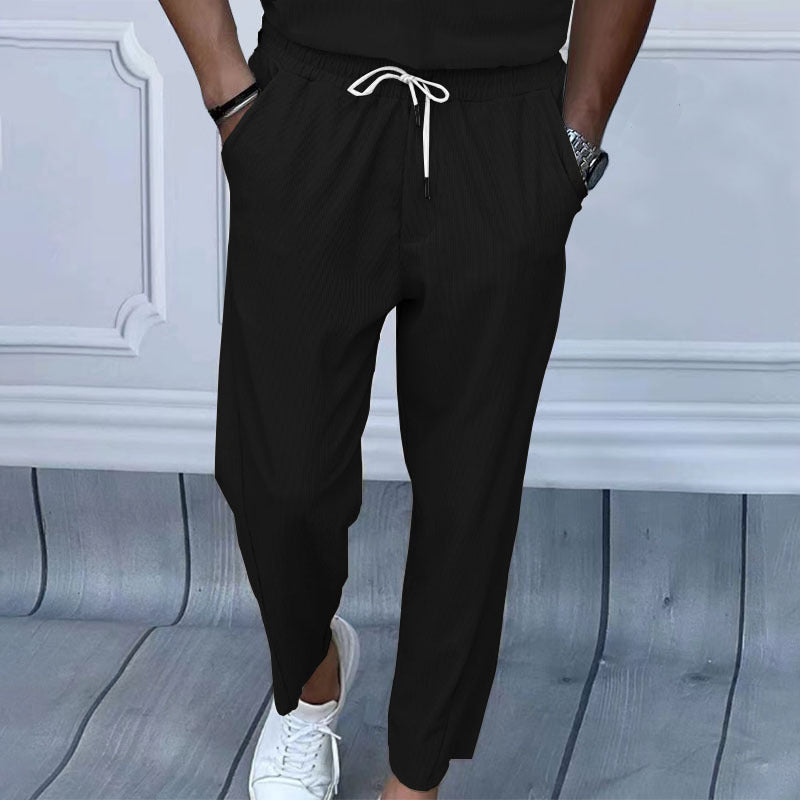 Herren Freizeithose mit elastischem Bund und praktischen Seitentaschen Drune