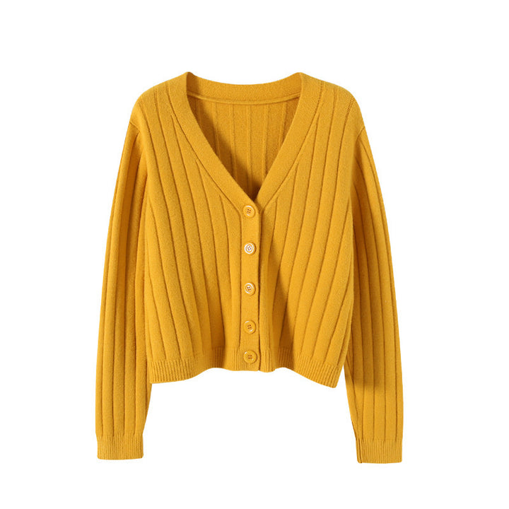 Drune | Schnürgestrickter Pullover mit V-Ausschnitt für Damen