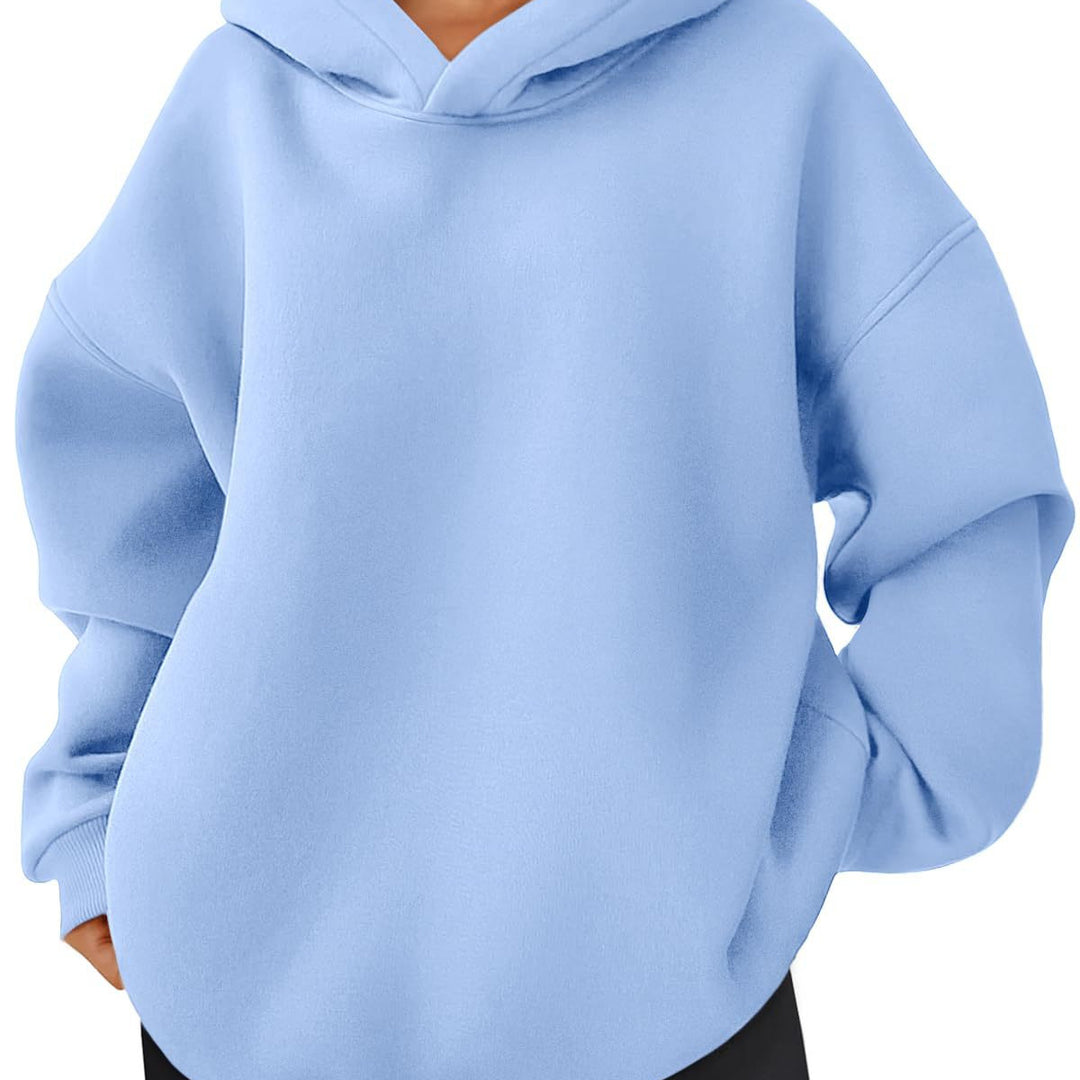 Damen Oversized Bequemer Pullover Hoodie Drune