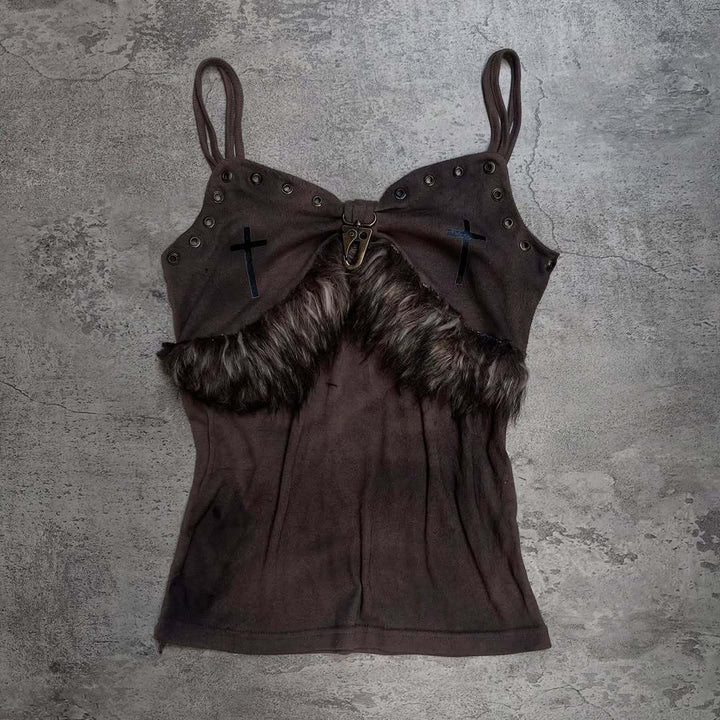 Damen Kreatives Top mit dekorativen Rüschen und schulterfreiem Design Drune