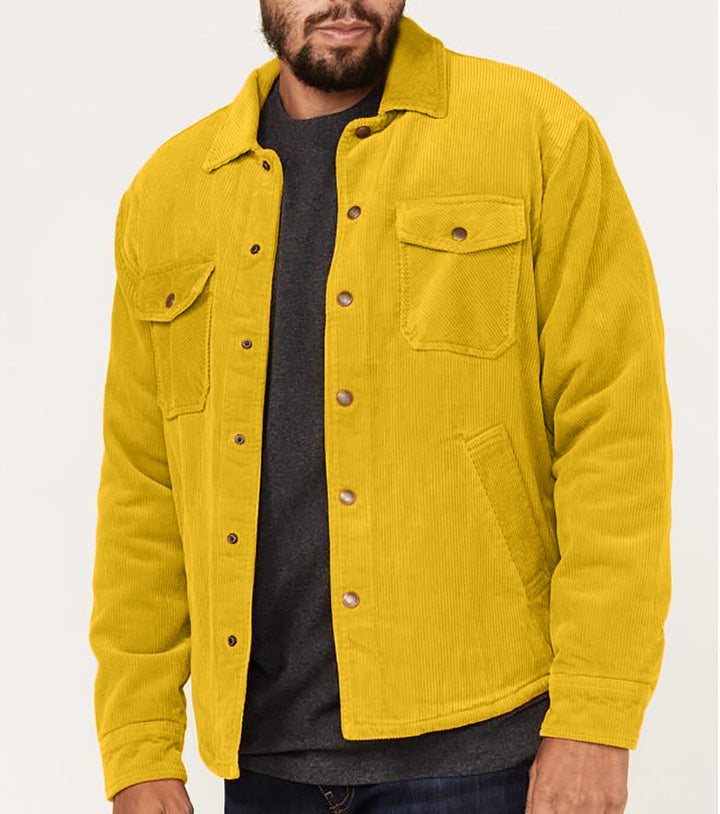 Herren Cordjacke mit praktischen Taschen und stylischem Design Drune