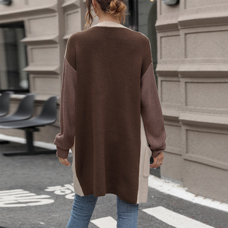 Damen Strickjacke mit lässigem Schnitt und Taschen Drune