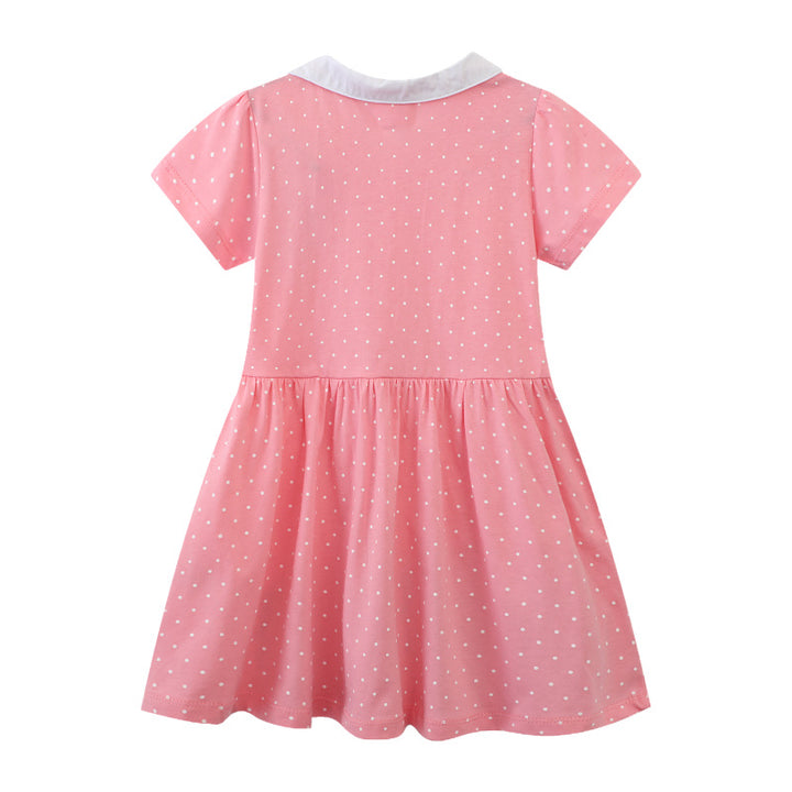 Mädchen Kleid mit süßem Tiermotiv Drune