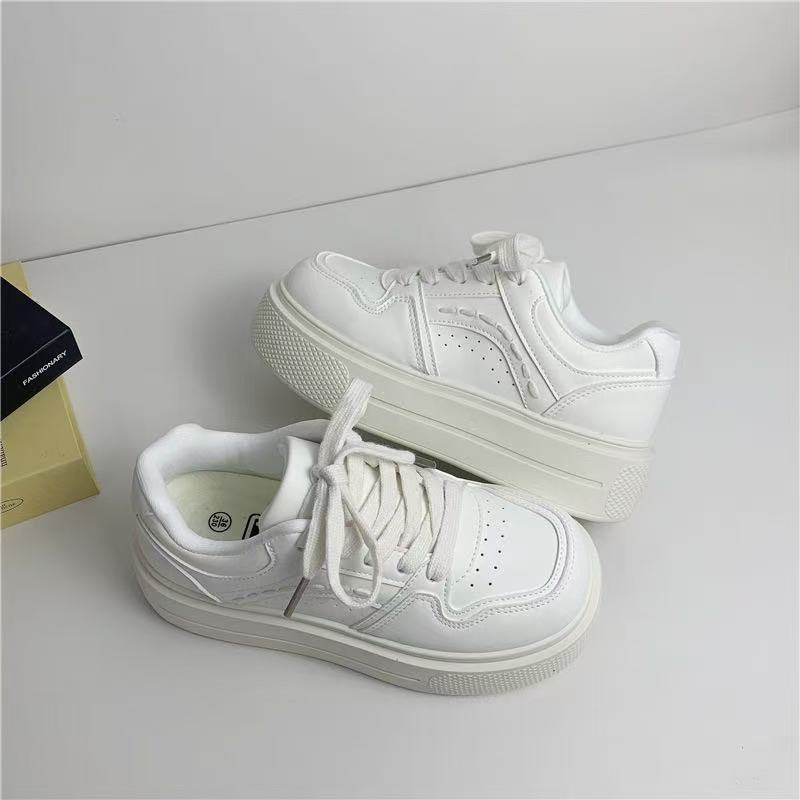 Damen Platform Sneakers mit modischem Design und dämpfender Sohle Drune