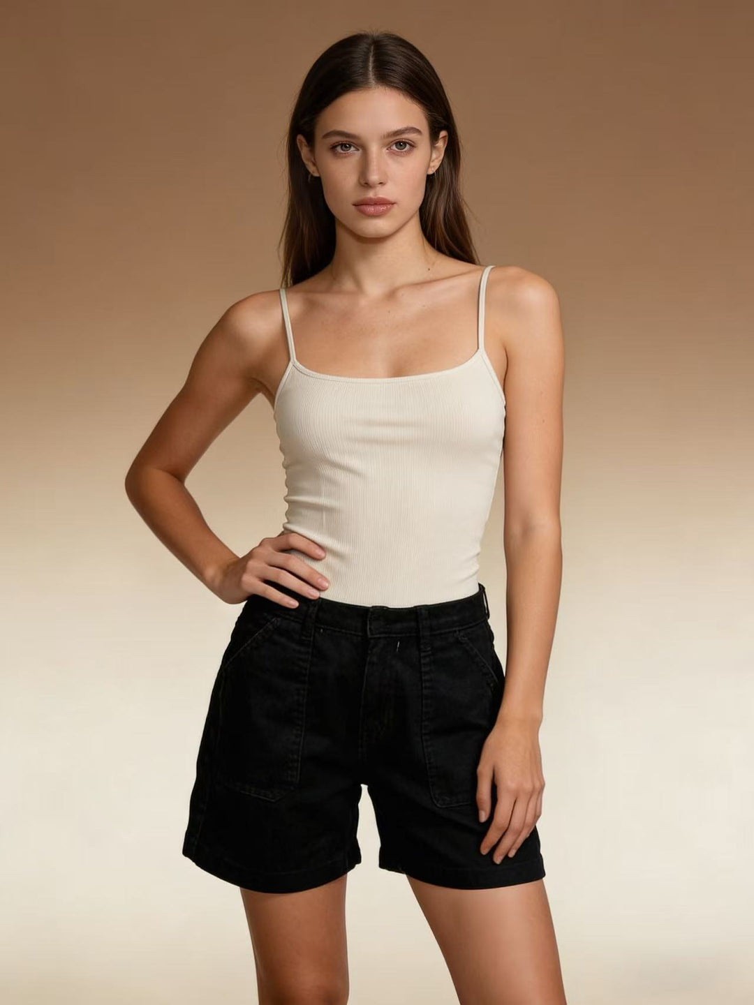 Damen lässige Sommer-Shorts mit seitlichen Taschen und komfortablem Schnitt Drune