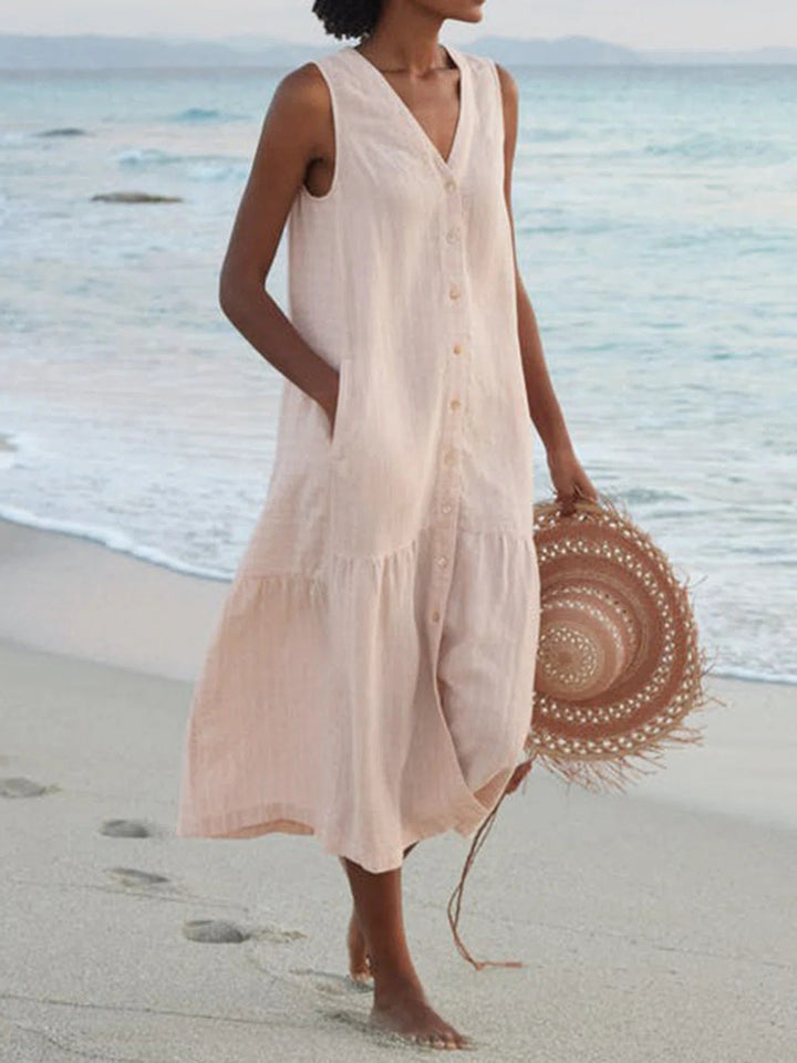 Drune | Bequeme Sommerkleid Mit Taschen