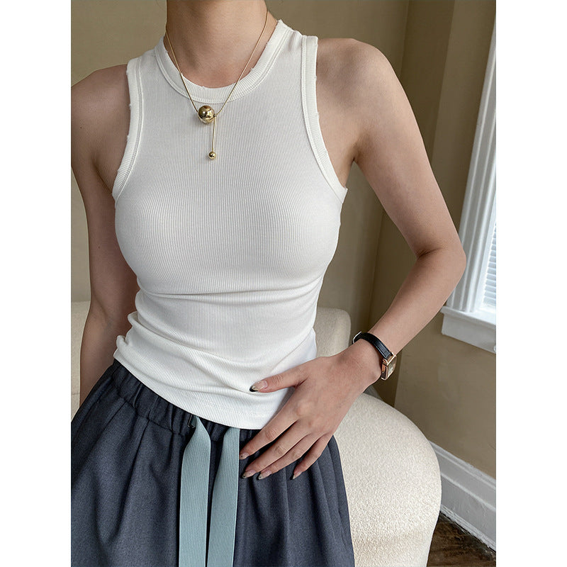 Damen lockere Sommerhose aus atmungsaktiven Materialien mit elastischem Bund und seitlichen Taschen Drune