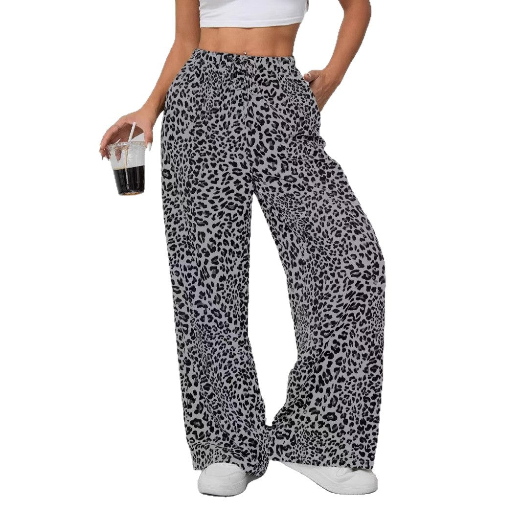 Damen Leichte Safari-Hose mit hohem Bund Drune