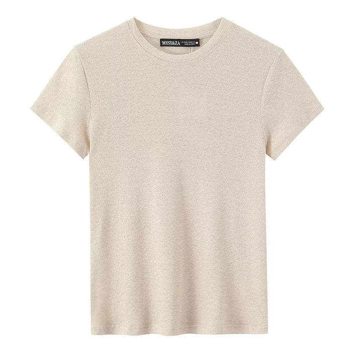 Damen Baumwoll-T-Shirt mit bequemem Schnitt und nachhaltigem Material Drune