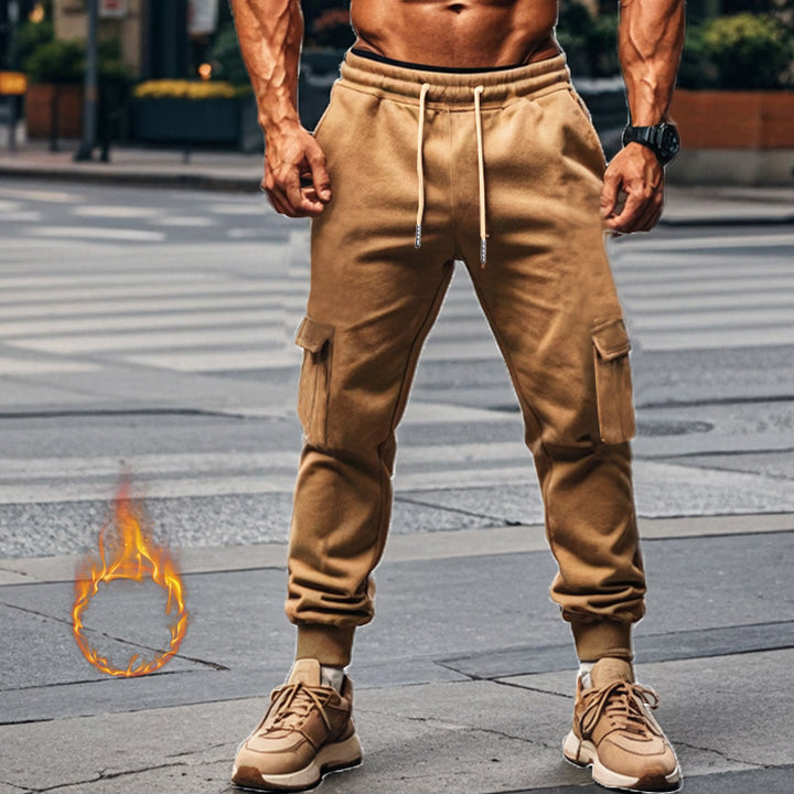 Herren Sportliche Cargo-Jogginghose mit elastischem Bund und praktischen Taschen Drune
