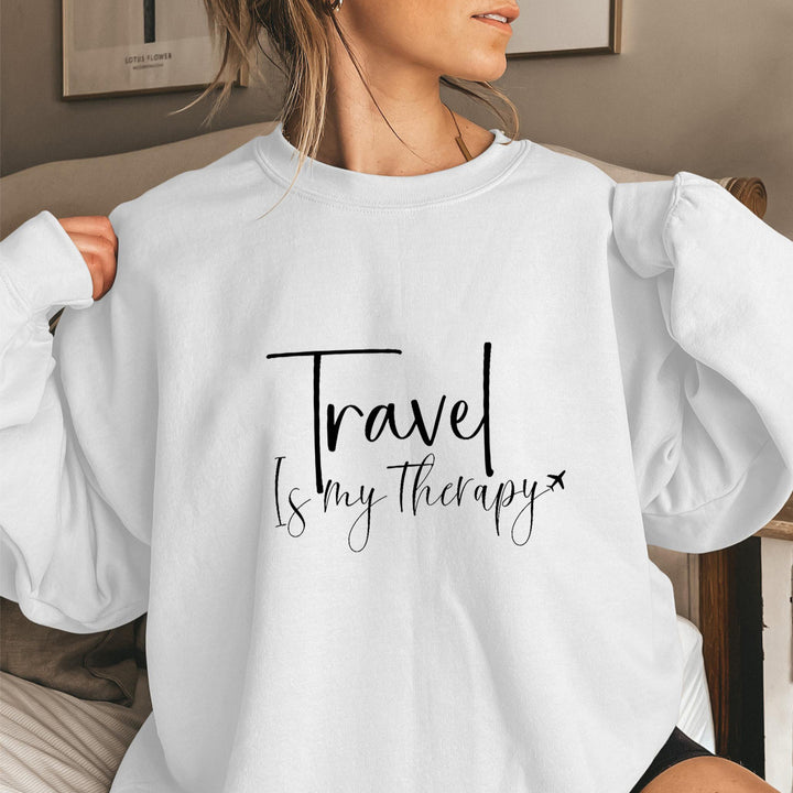Damen Sweatshirt mit Statementaufschrift und Puffärmeln Drune
