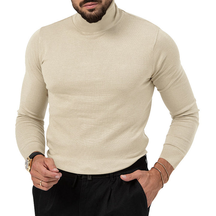 Herren eleganter Rollkragenpullover aus softem Material Drune