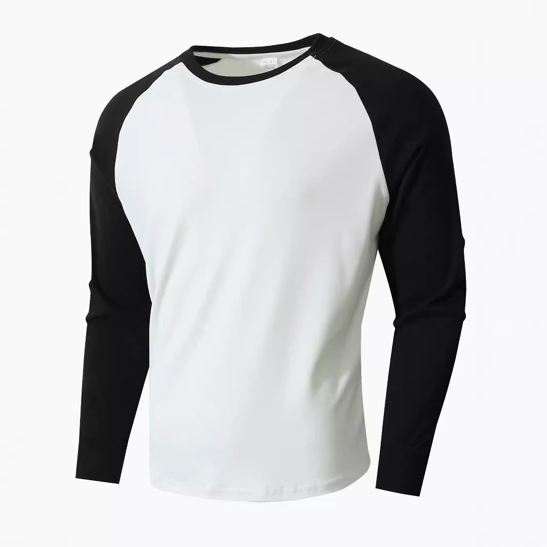 Herren Sportliches Langarmshirt mit Raglanärmeln Drune
