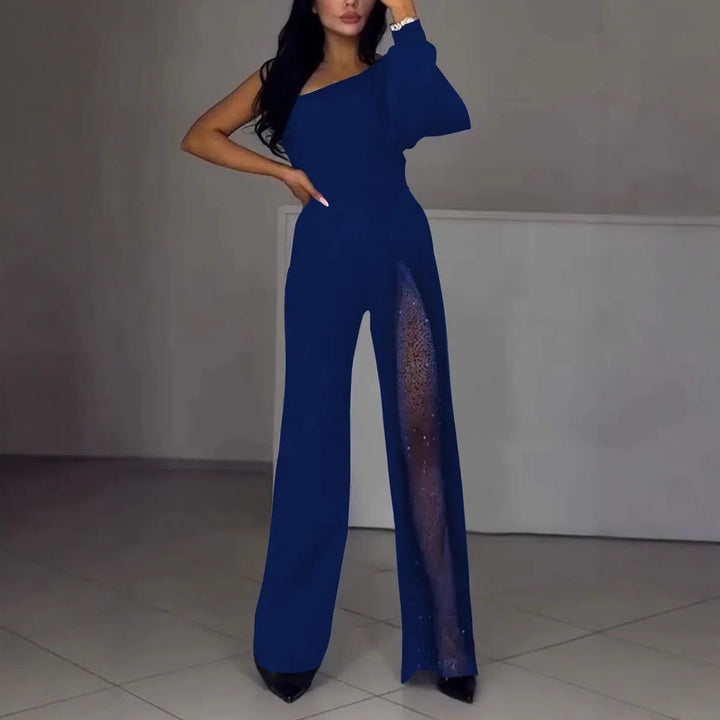 Drune | Sexy einseitiger High-Slit-Jumpsuit
