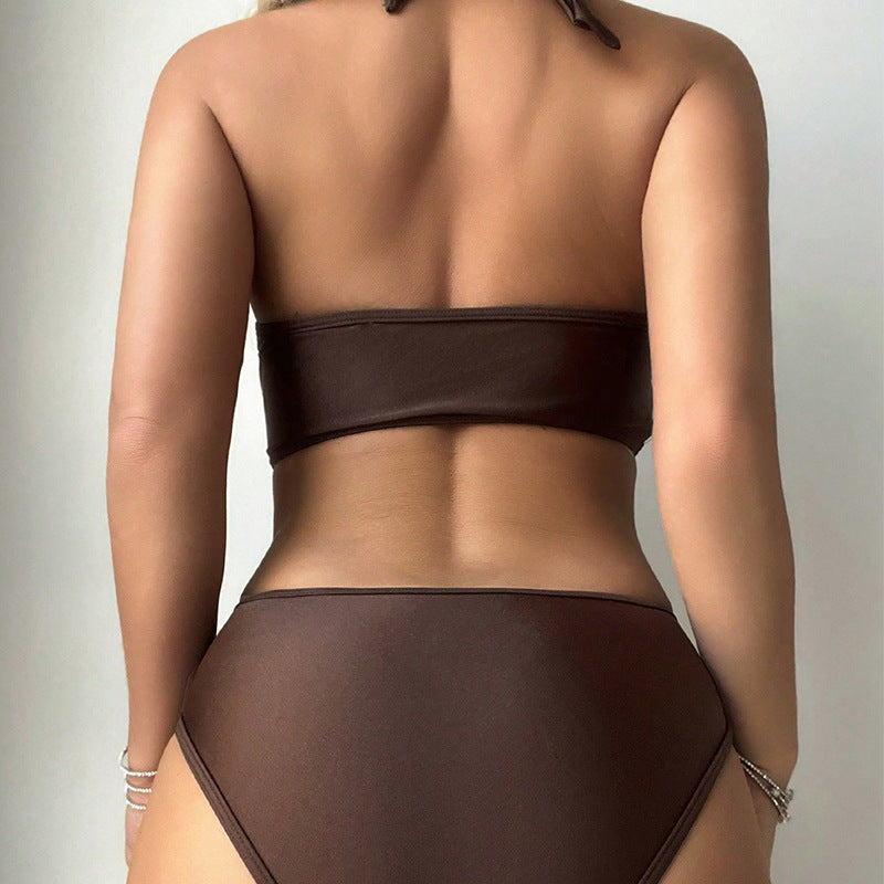 Damen Einteiliger Badeanzug mit raffiniertem Schnitt und modischem Cut-Out Drune