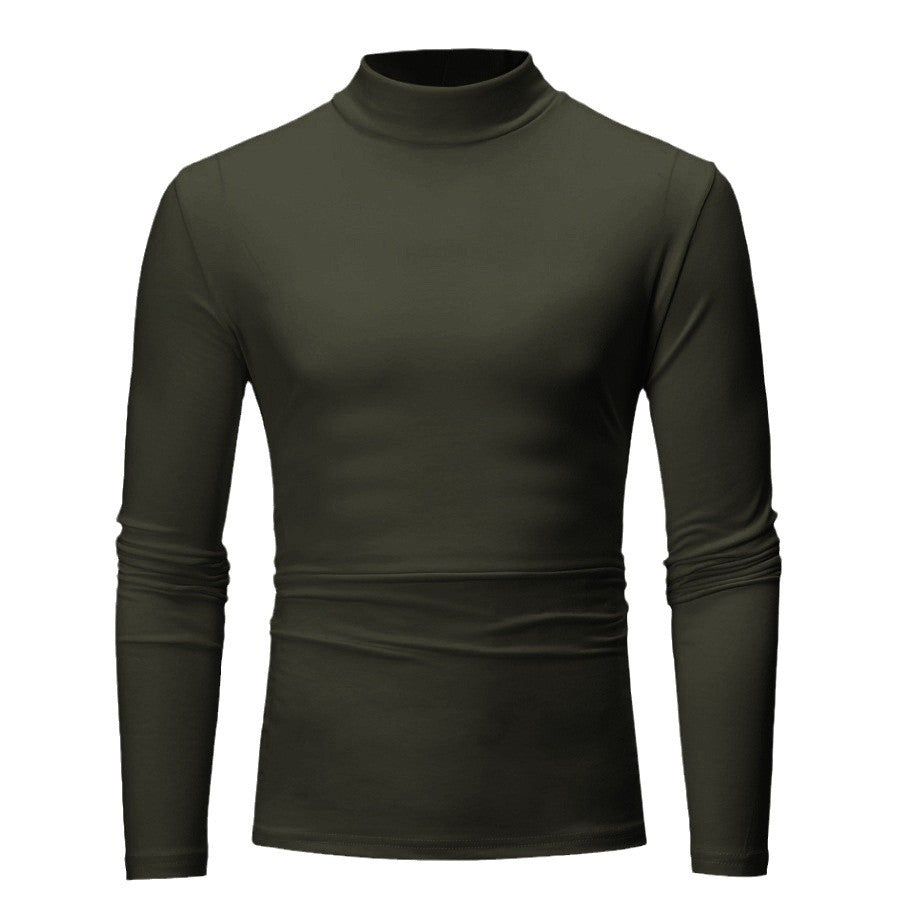 Herren turtleneck Langarmshirt Drune