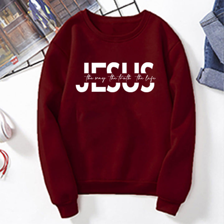 Damen lässiger Sweatshirt mit inspirierendem Spruch und hohem Tragekomfort Drune