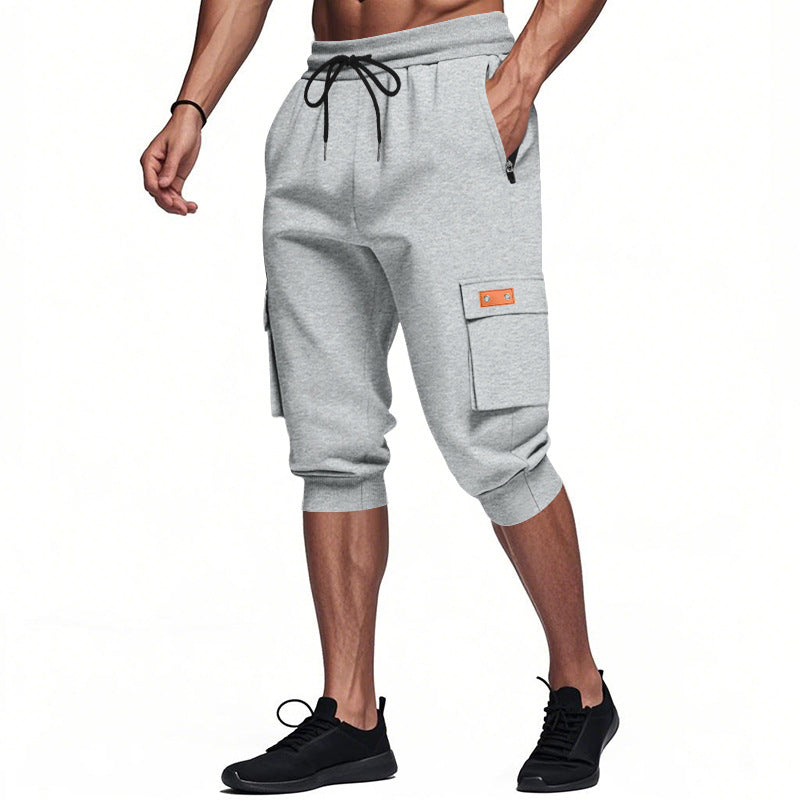 Herren modische Cargo-Shorts mit praktischen Seitentaschen und elastischem Bund Drune